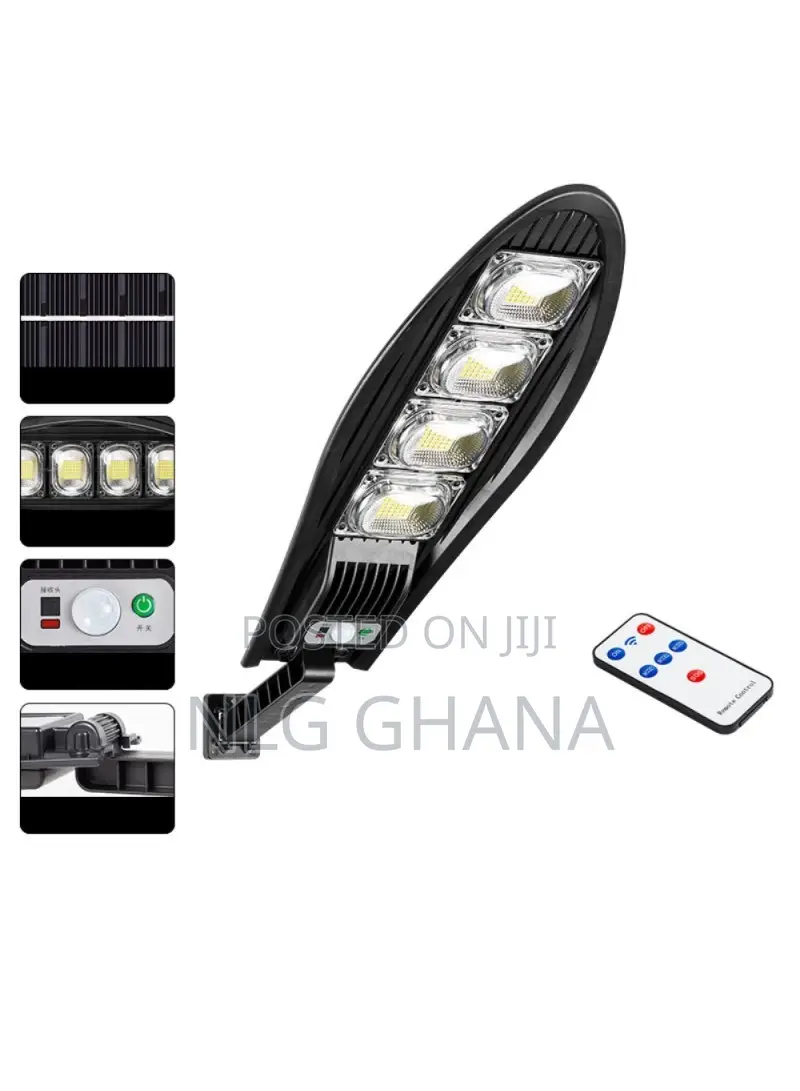 W779B LED Solar Lamp Wall Street Light Super Bright Pir Moti