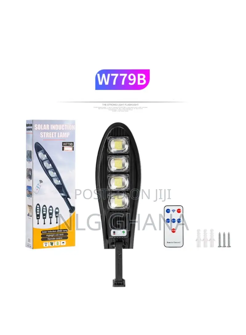 W779B LED Solar Lamp Wall Street Light Super Bright Pir Moti