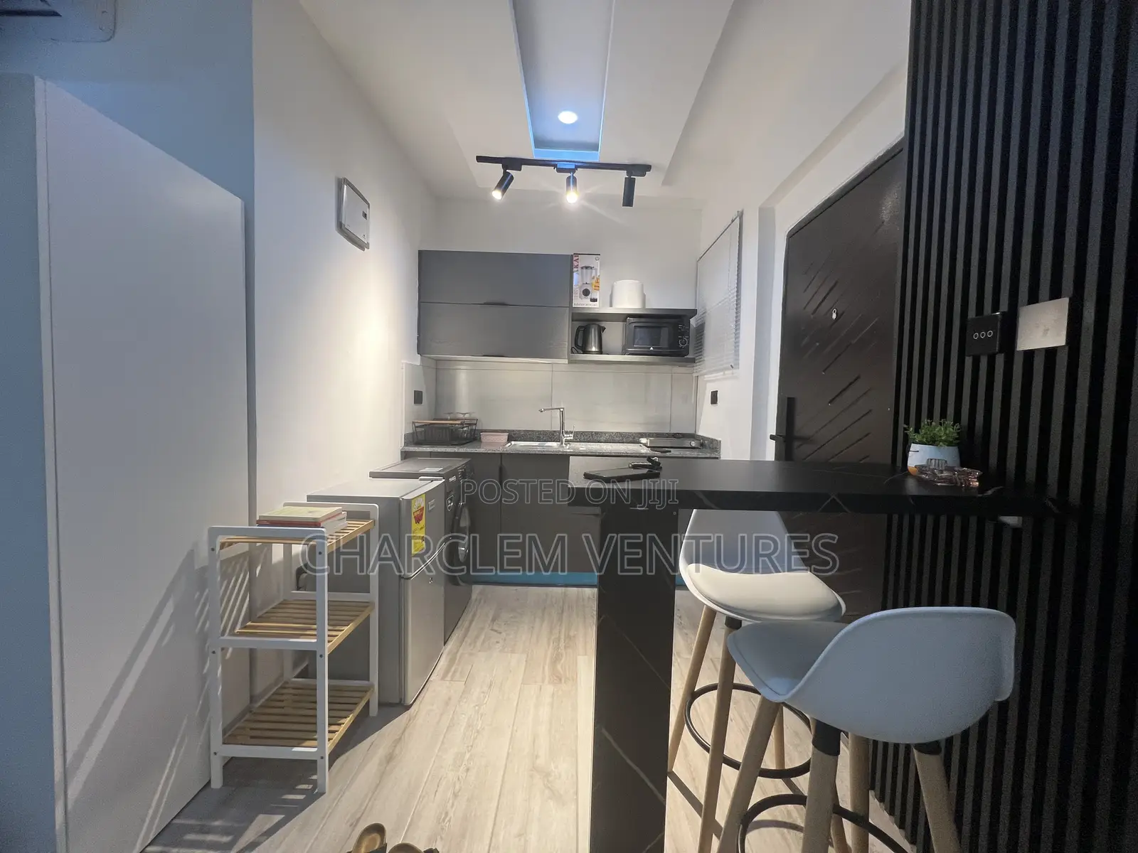 Furnished 1bdrm Apartment in Charclem Ventures, Ashaley Botwe for rent
