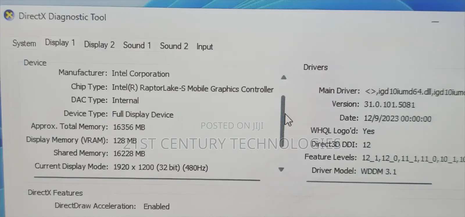 Laptop Dell Alienware M18X 32GB Intel Core I9 SSD 1T
