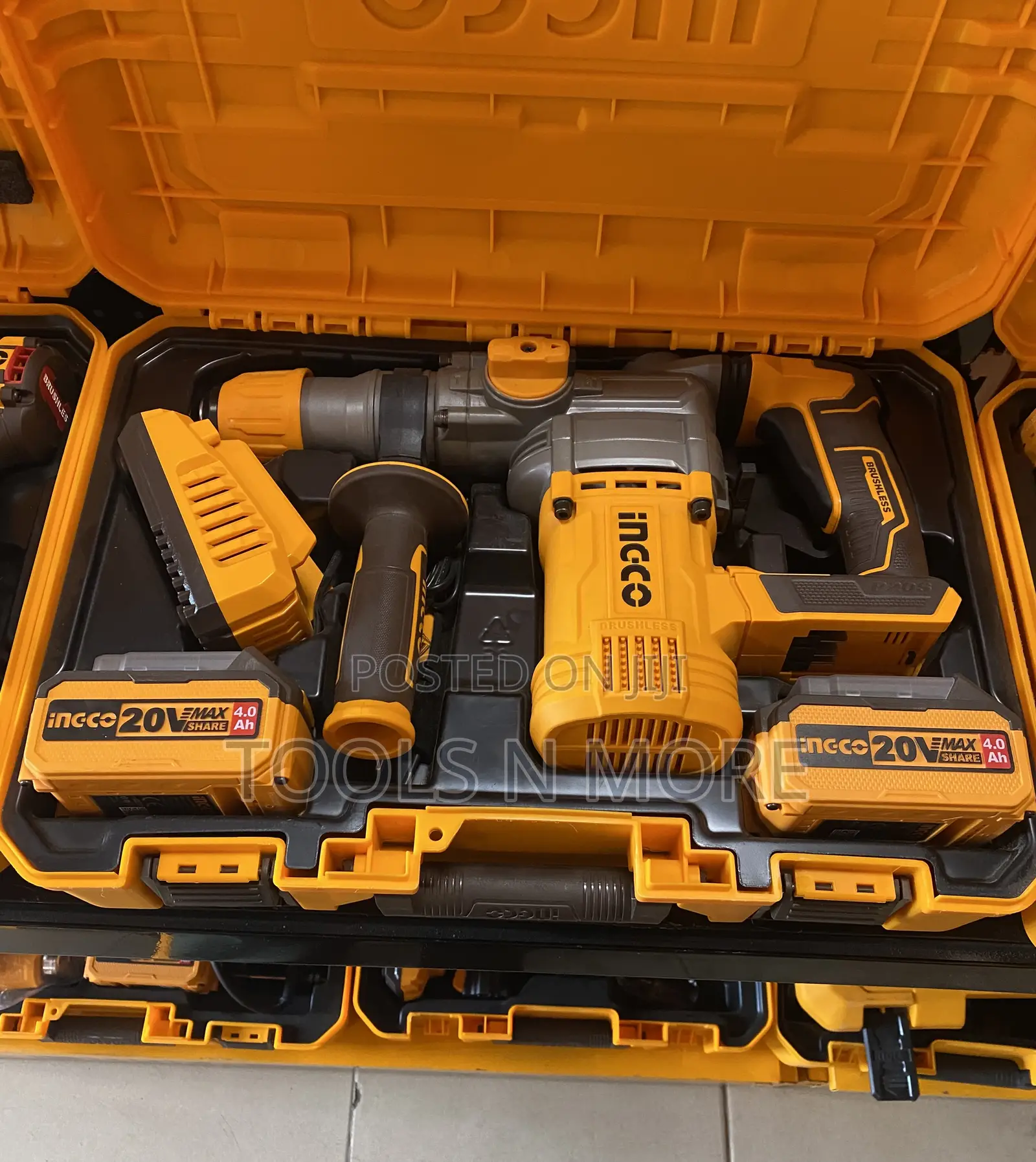 Ingco Cordless Rotary Hammer Set 28mm 20v