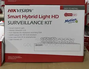 Hikvision 8CH Kit or Complete Full Color With Audio 2024