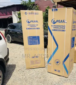 Shop Unique Pearl Pf 433bbgwd(Black)Bottom Freezer Fridge.