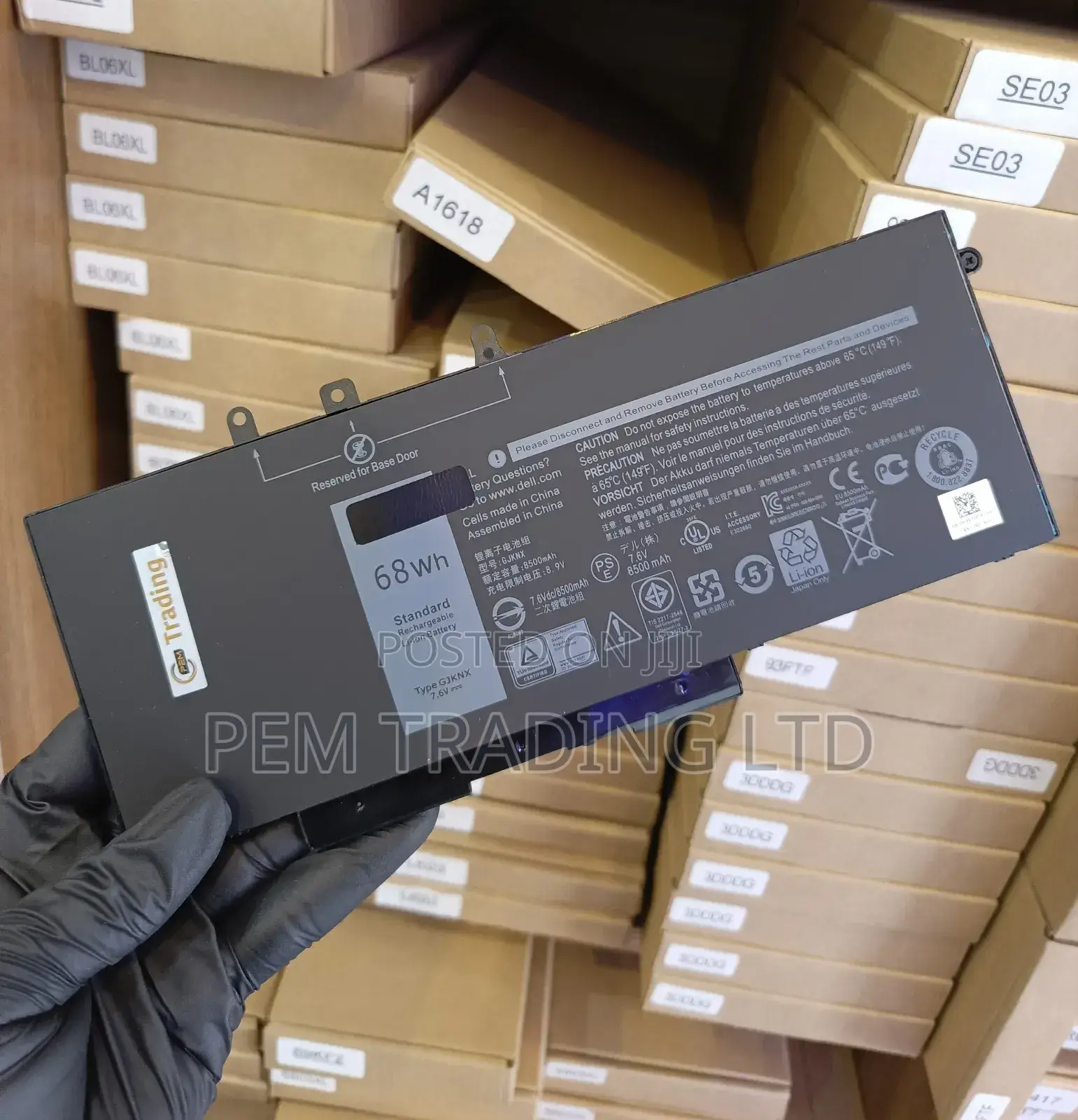 GJKNX Laptop Battery