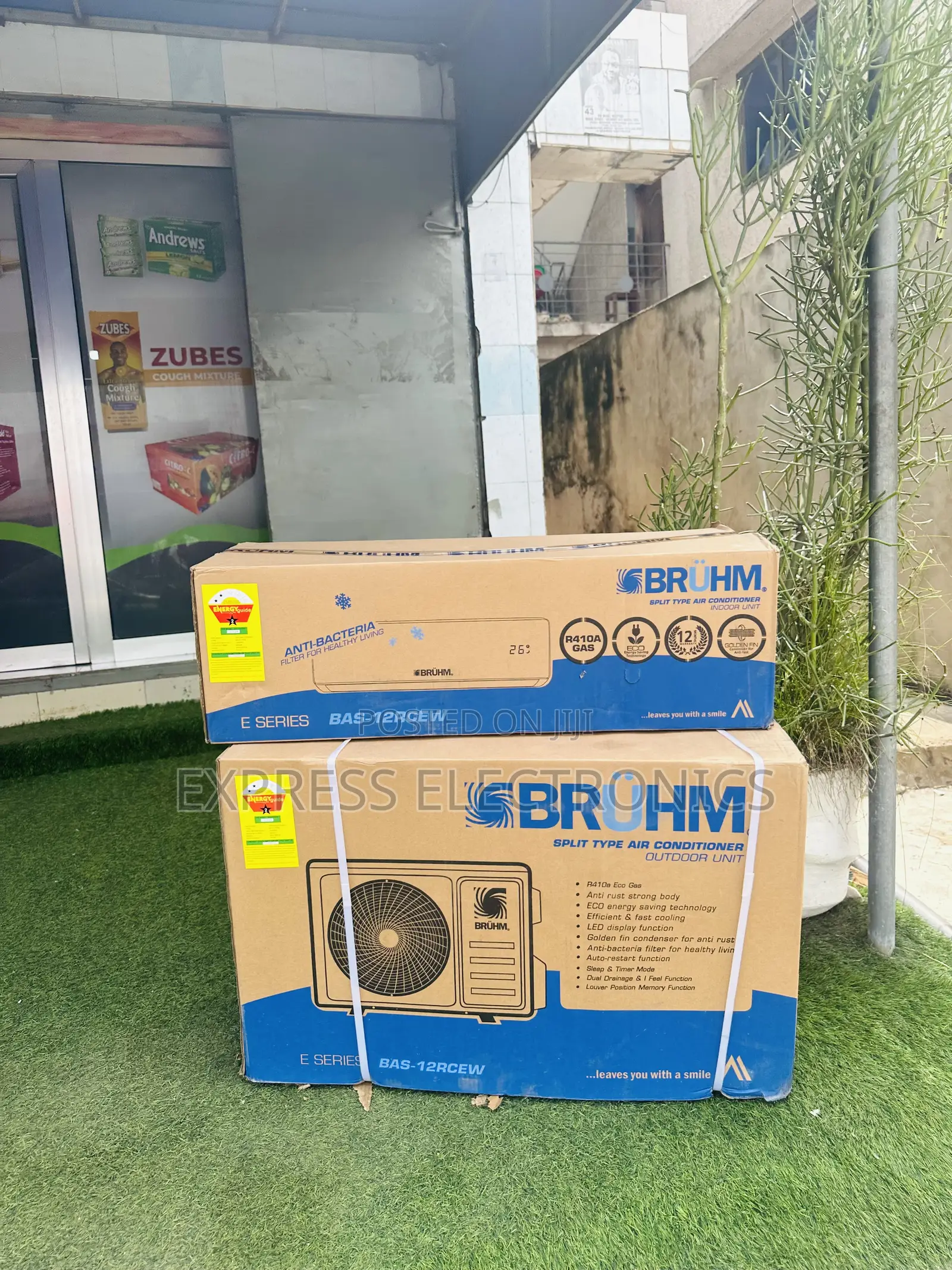 Copper Condenser Pipe Split Inverter Bruhm 2.5hp