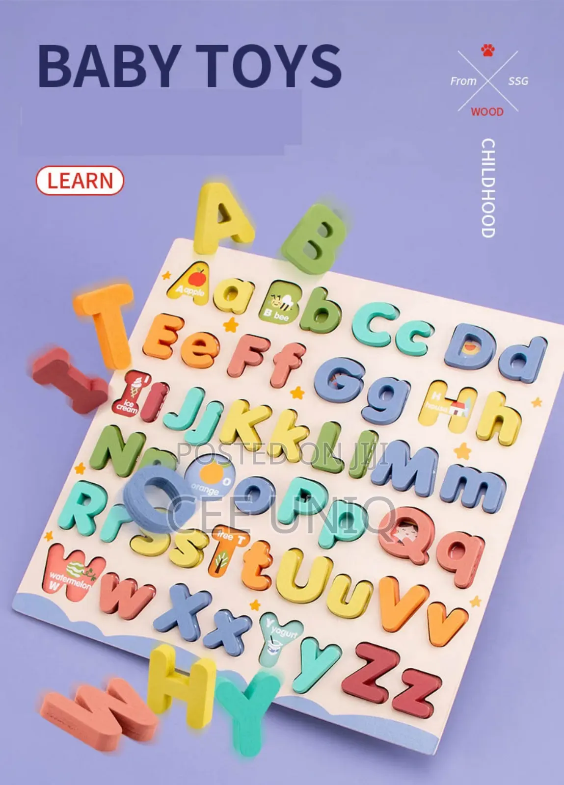 Alphabet Wooden Puzzle Mat