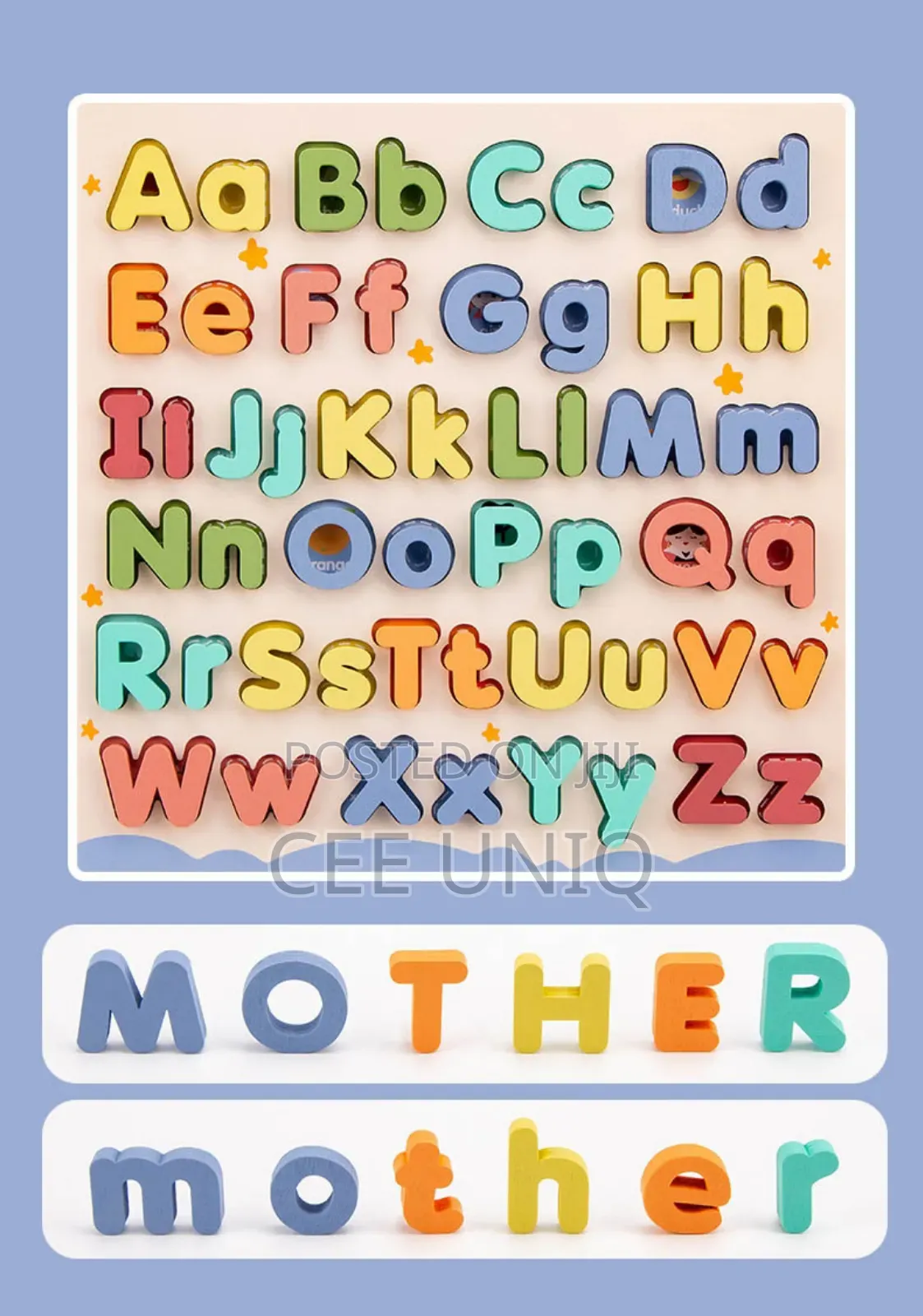 Alphabet Wooden Puzzle Mat