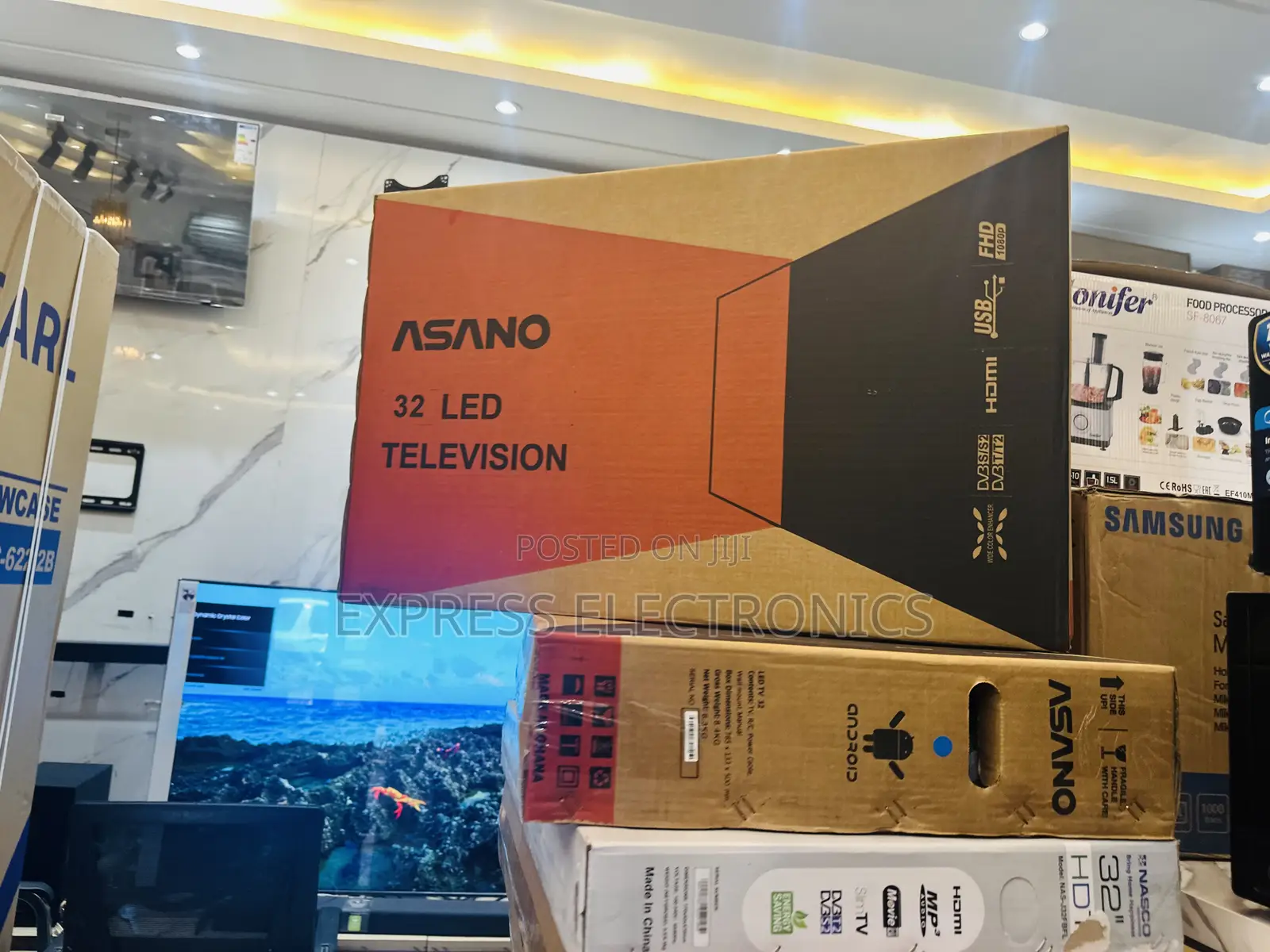 Smart Glossy Television FHD Asano 32” Asano Television