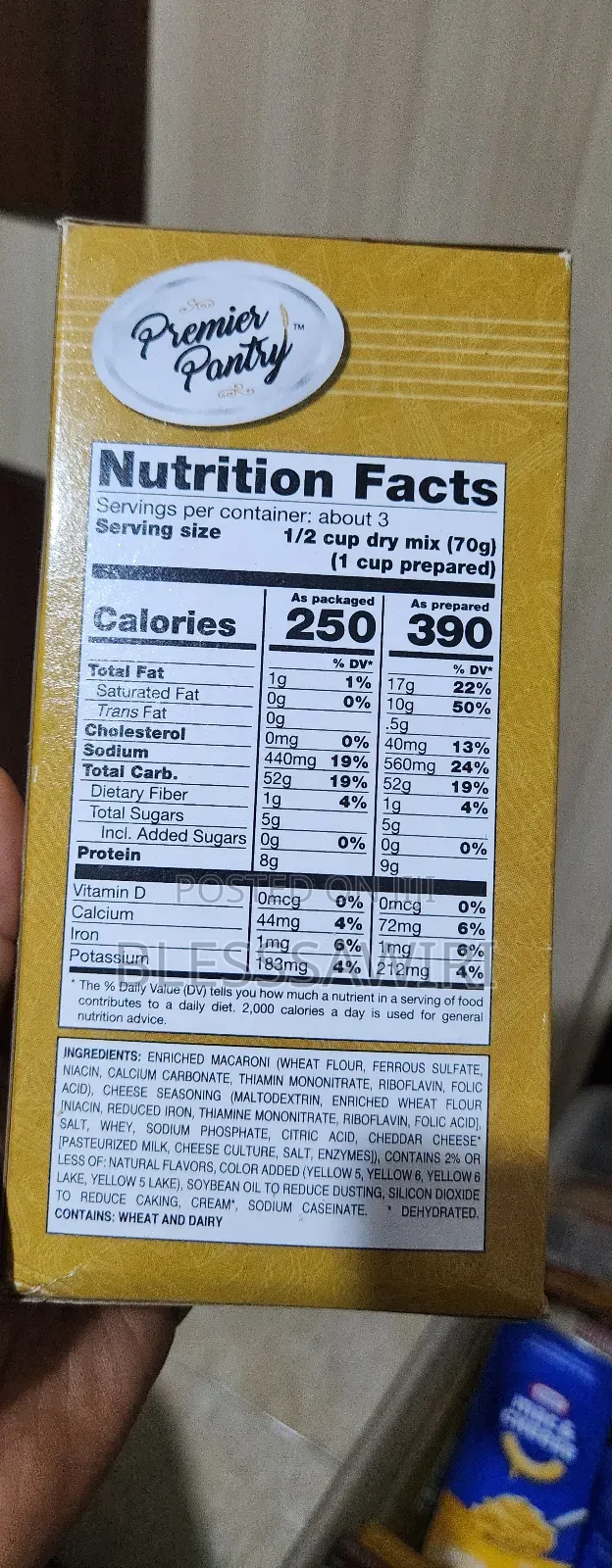 American Mac and Cheese Macaroni Cheese 206g