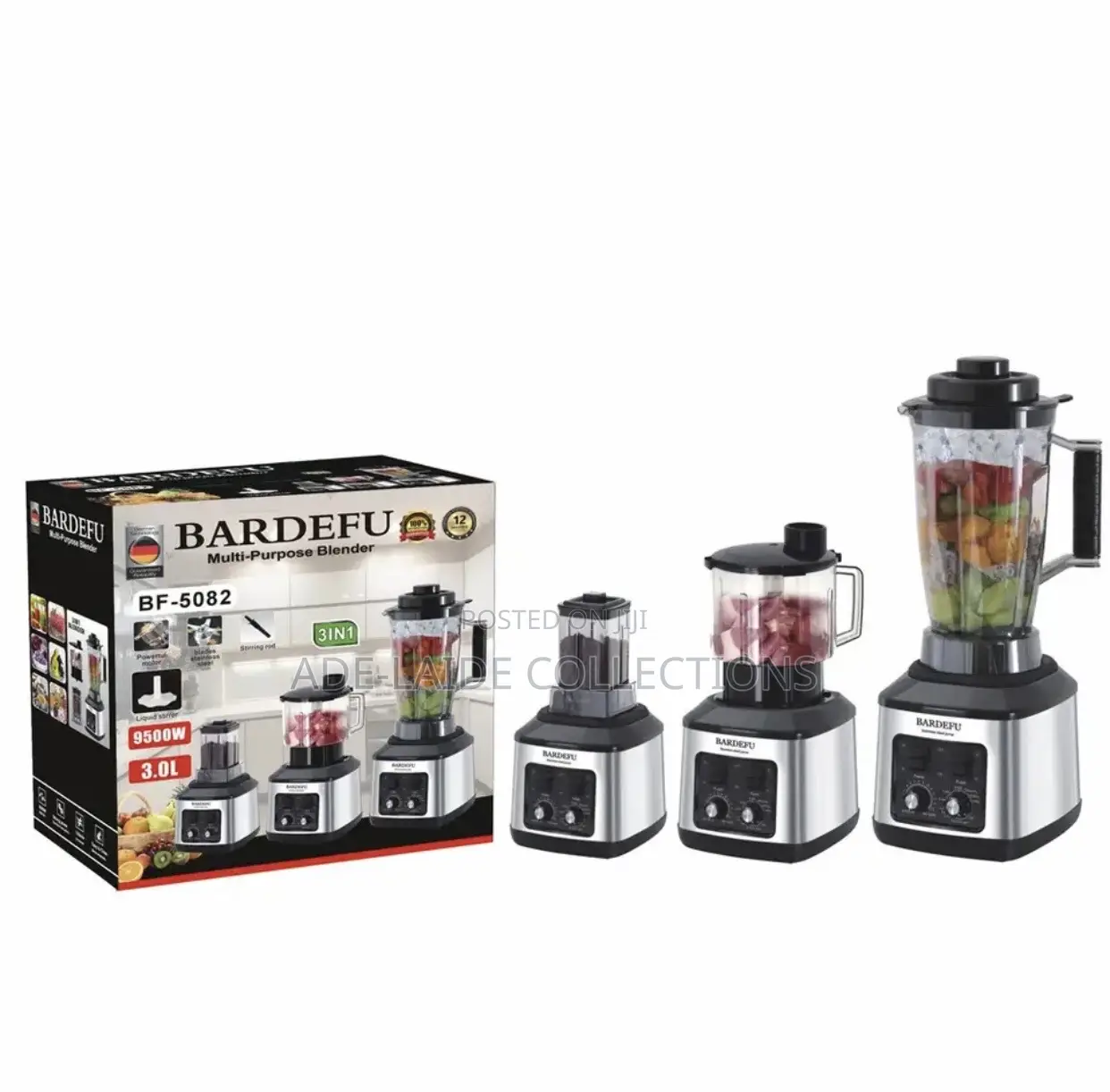 Bardefu Blender 5082- 8 In1 Pure Copper