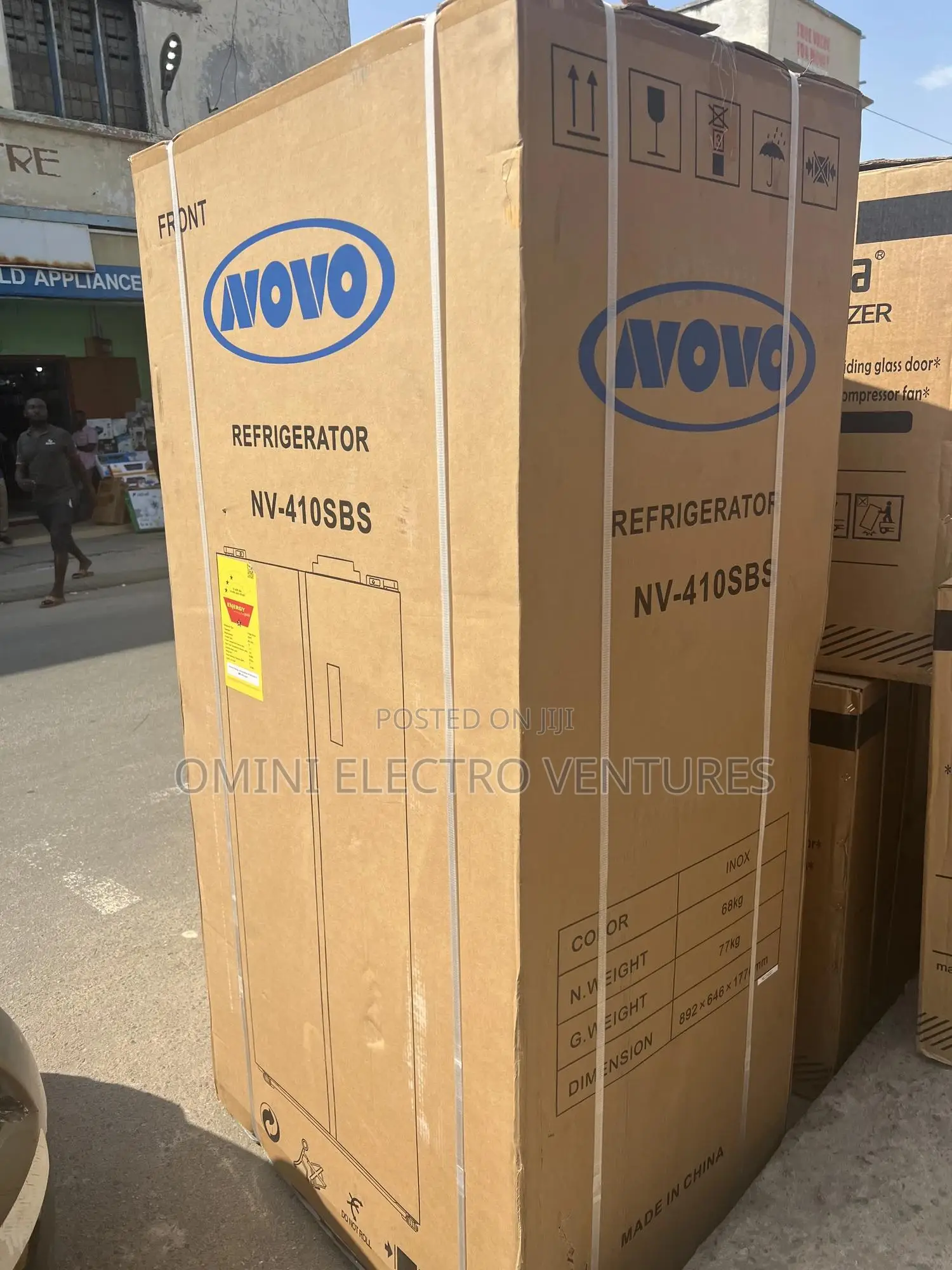Brand New Novo Side Side Refrigerator