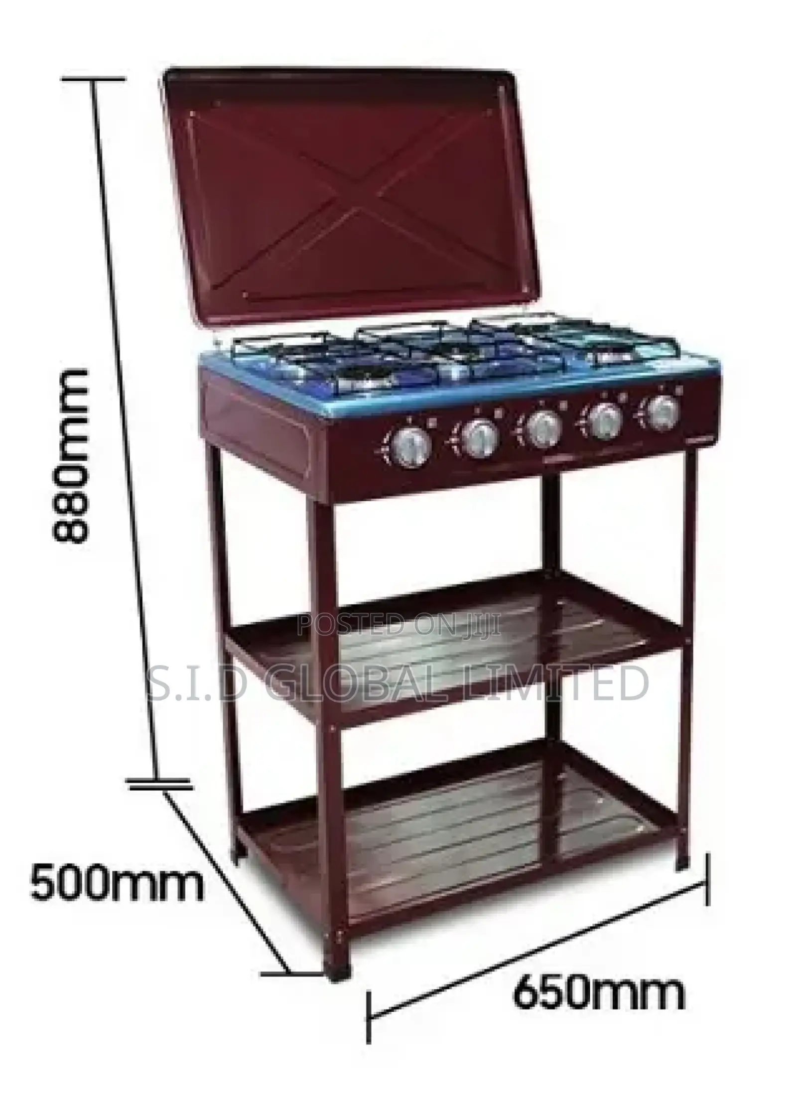 From Timber to Nasco 5 Burner Gas Stove Nasgs-K5bw-S