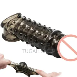 Silicone Cock Sleeve,Reusable Penis Extension, Delayed Ejacu