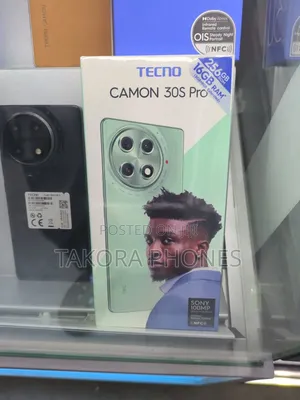 New Tecno Camon 30S Pro 256 GB Black