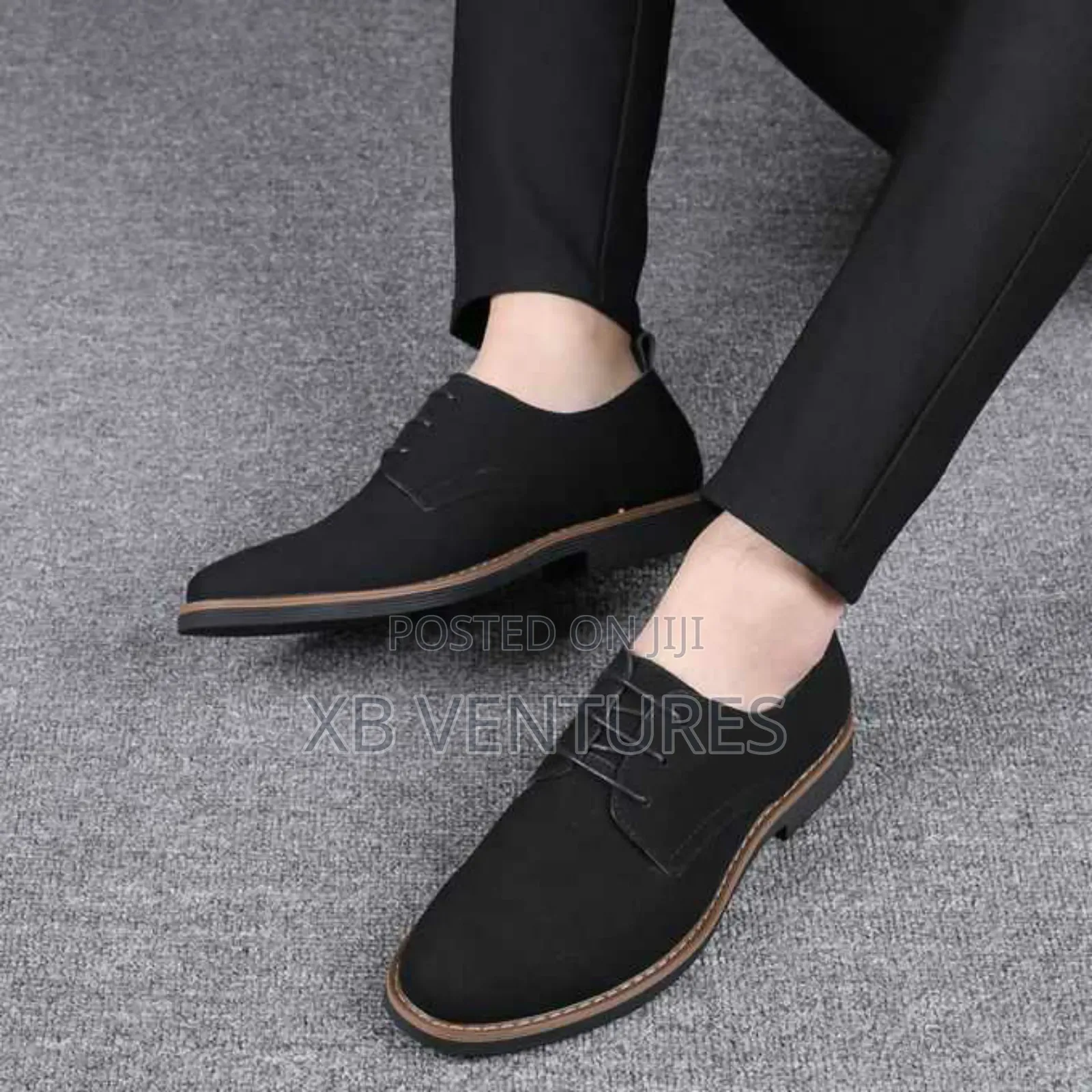 Fashion Men Oxfords Office Loafers Pu Suede