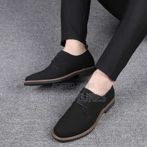 Fashion Men Oxfords Office Loafers Pu Suede