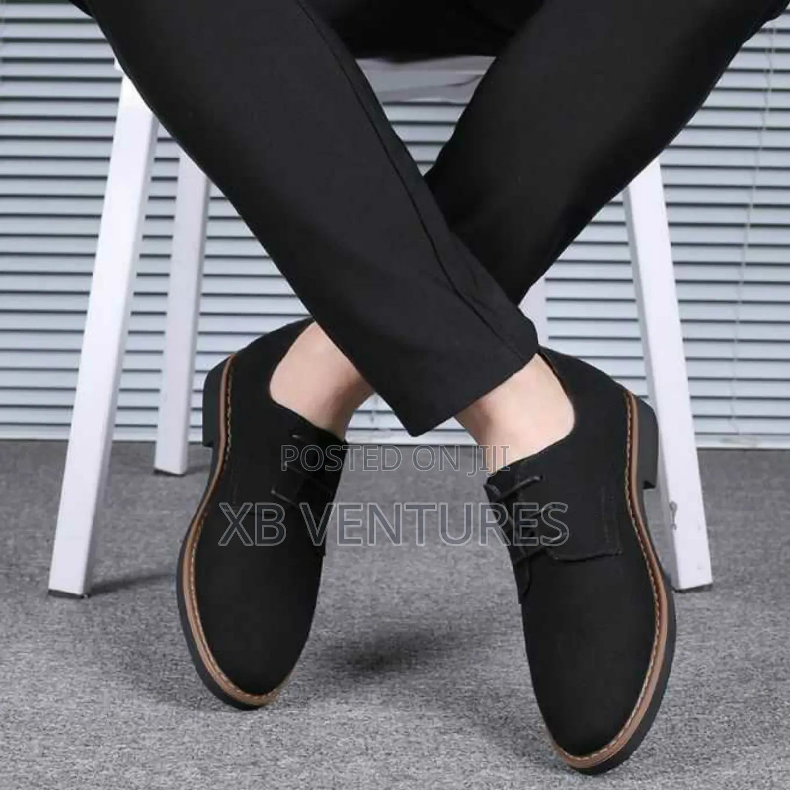Fashion Men Oxfords Office Loafers Pu Suede