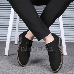 Fashion Men Oxfords Office Loafers Pu Suede