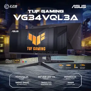 Asus Tuf Gaming 34” 1440p 1500r Curved Monitor