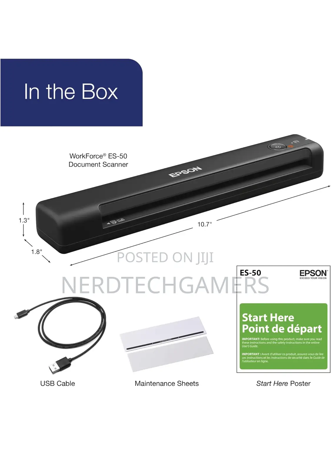 Epson DS-70 Document Scanner