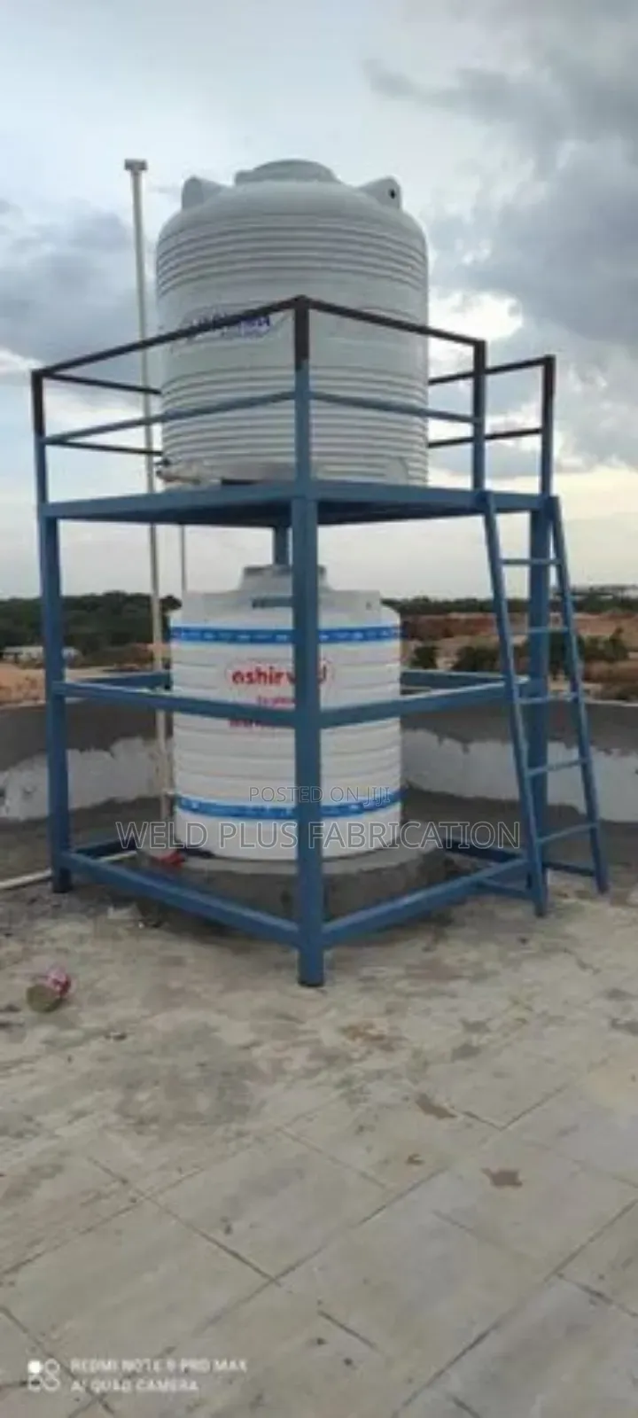Fabricated Poly Tank Stand