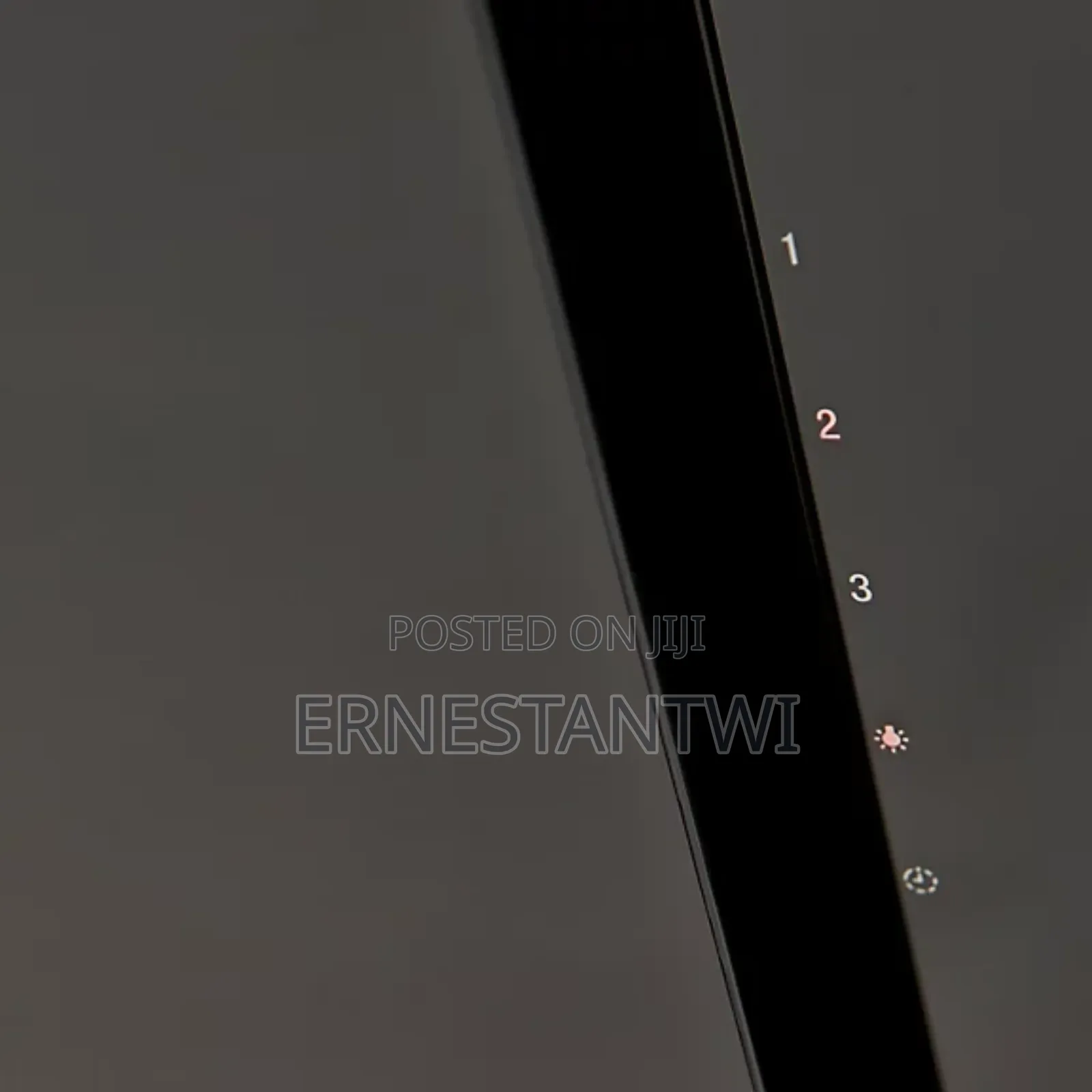 60cm Black Glass Heat Extractor From Cooke Lewis, UK