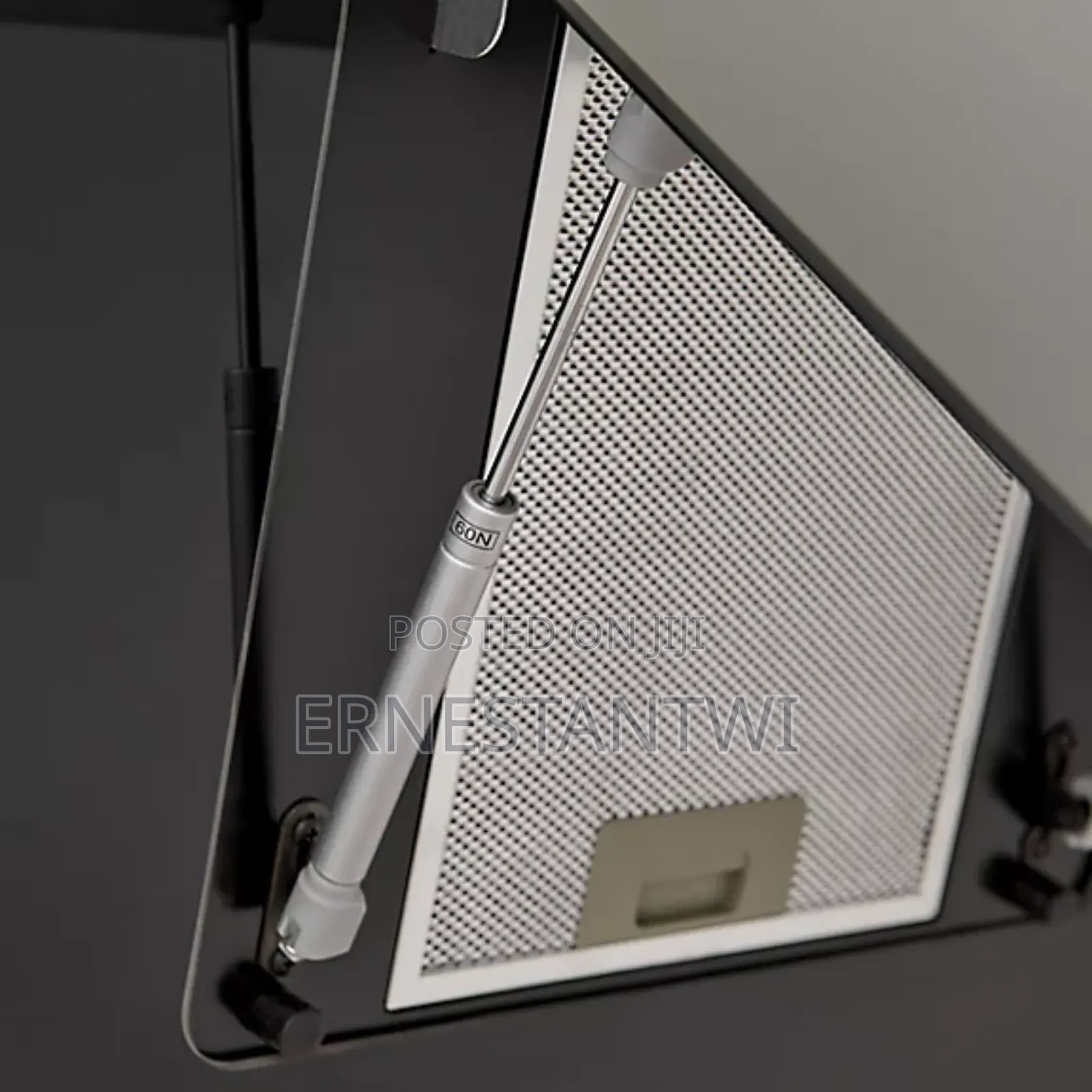 60cm Black Glass Heat Extractor From Cooke Lewis, UK