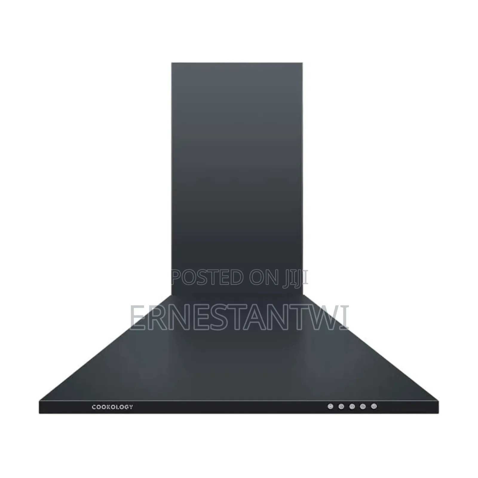 Cookology CH600BK 60cm Chimney Cooker Hood in Black