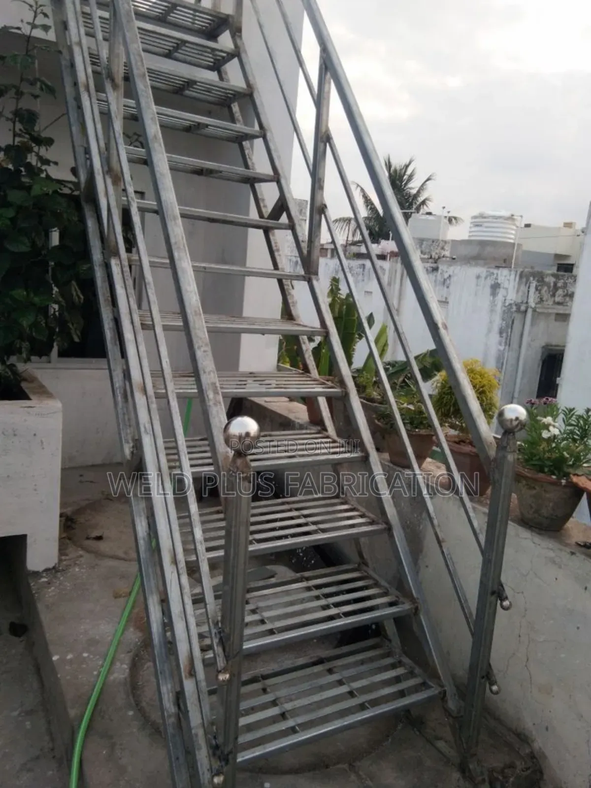 Fabricated Metal Staircase