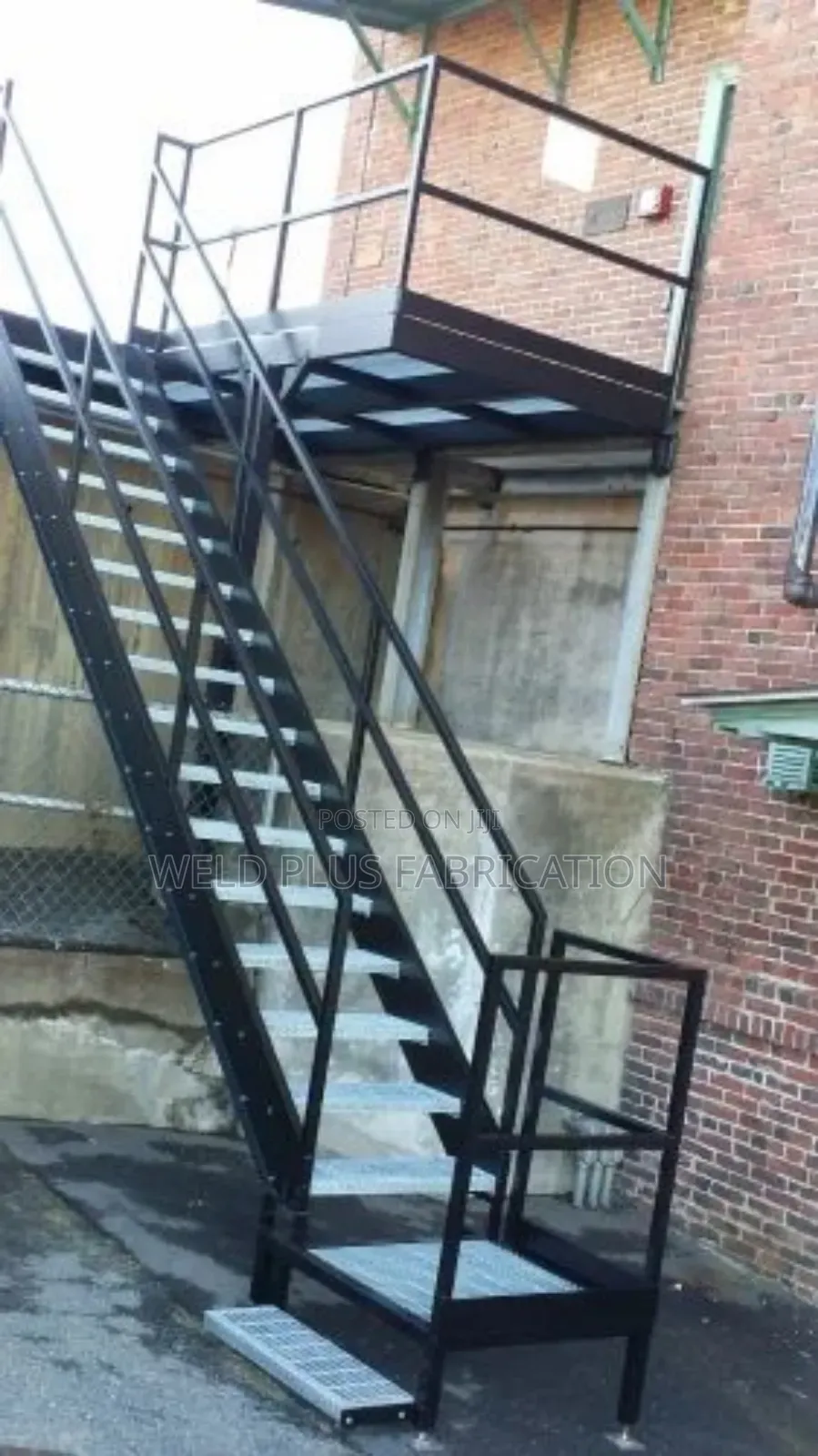 Fabricated Metal Staircase