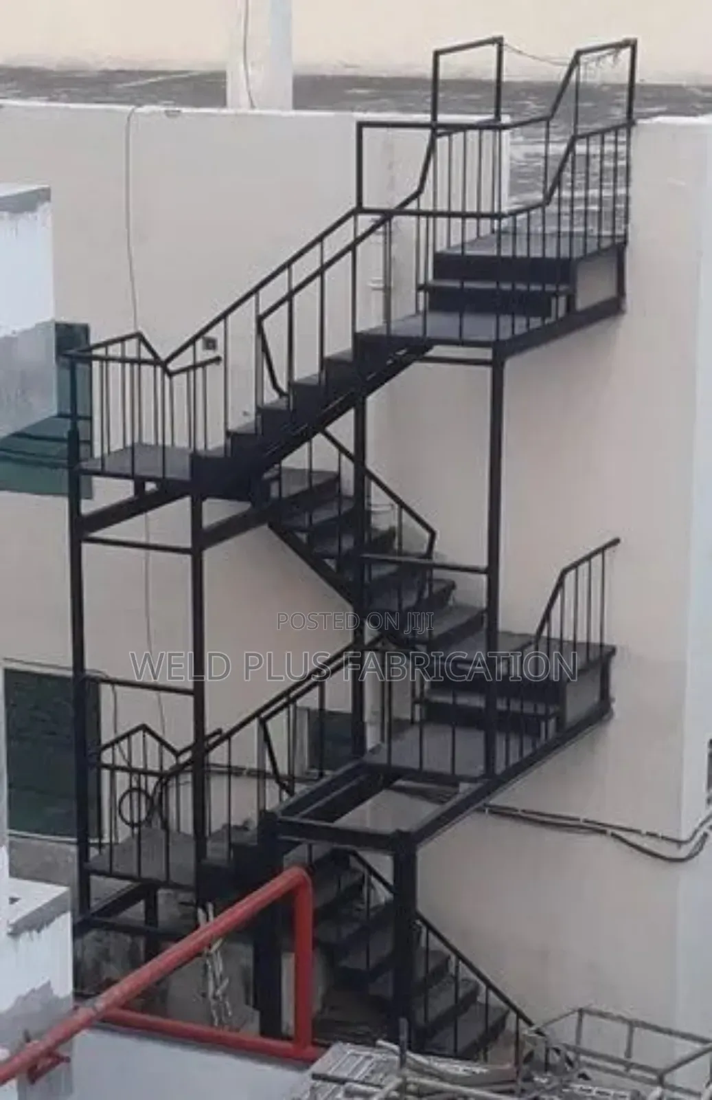 Fabricated Metal Staircase