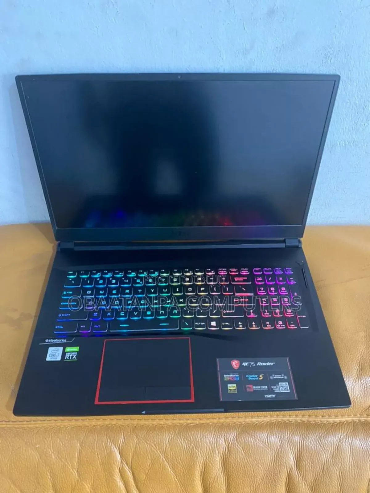 Laptop MSI GE75 Raider 10SE 16GB Intel Core I7 HDD+SSD 256GB