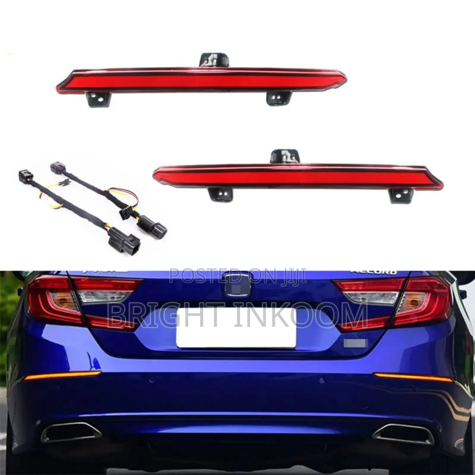 Honda Accord 2017 2018 2020 Back Bumper LED