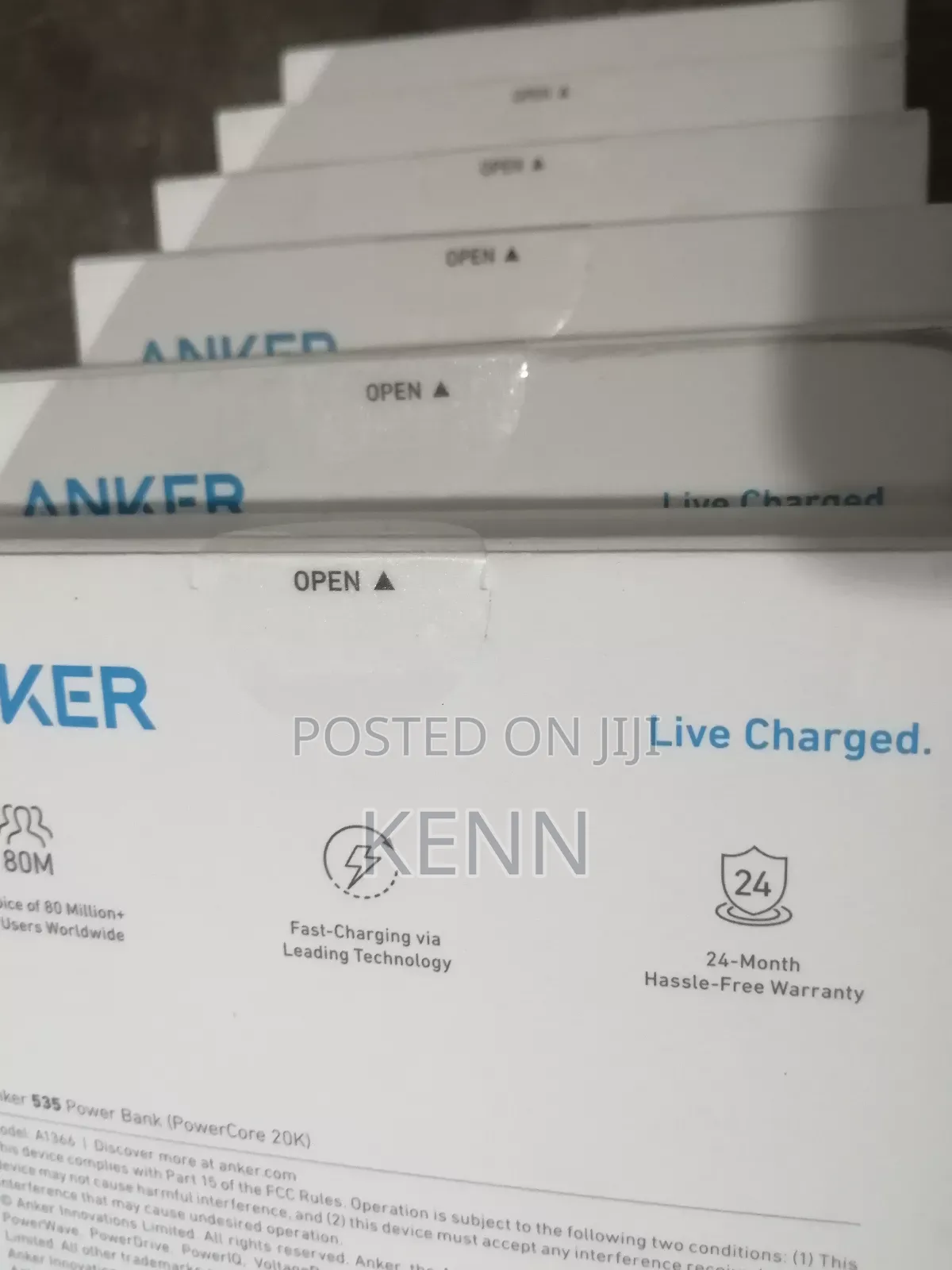 Anker Powercore 535 Type C Powerbank. Phone/45w Laptops/iPad
