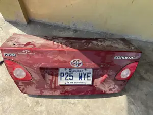 Toyota Corolla 2008 Boot