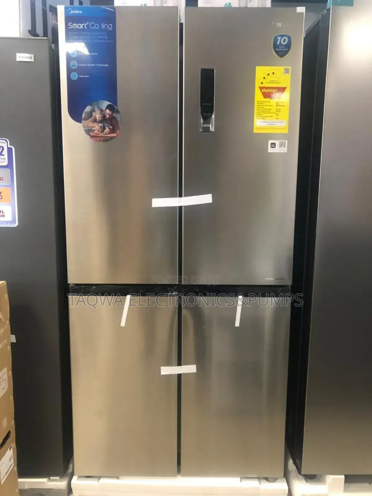 Family Size, Midea 4 Doors (474ltr) Fridge