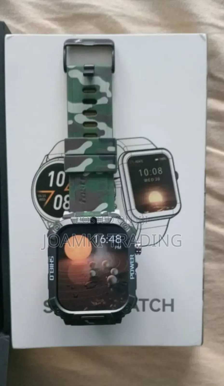 Rugged Smart Watch, Bt Call, Health Care, Ip68, Ios/Android