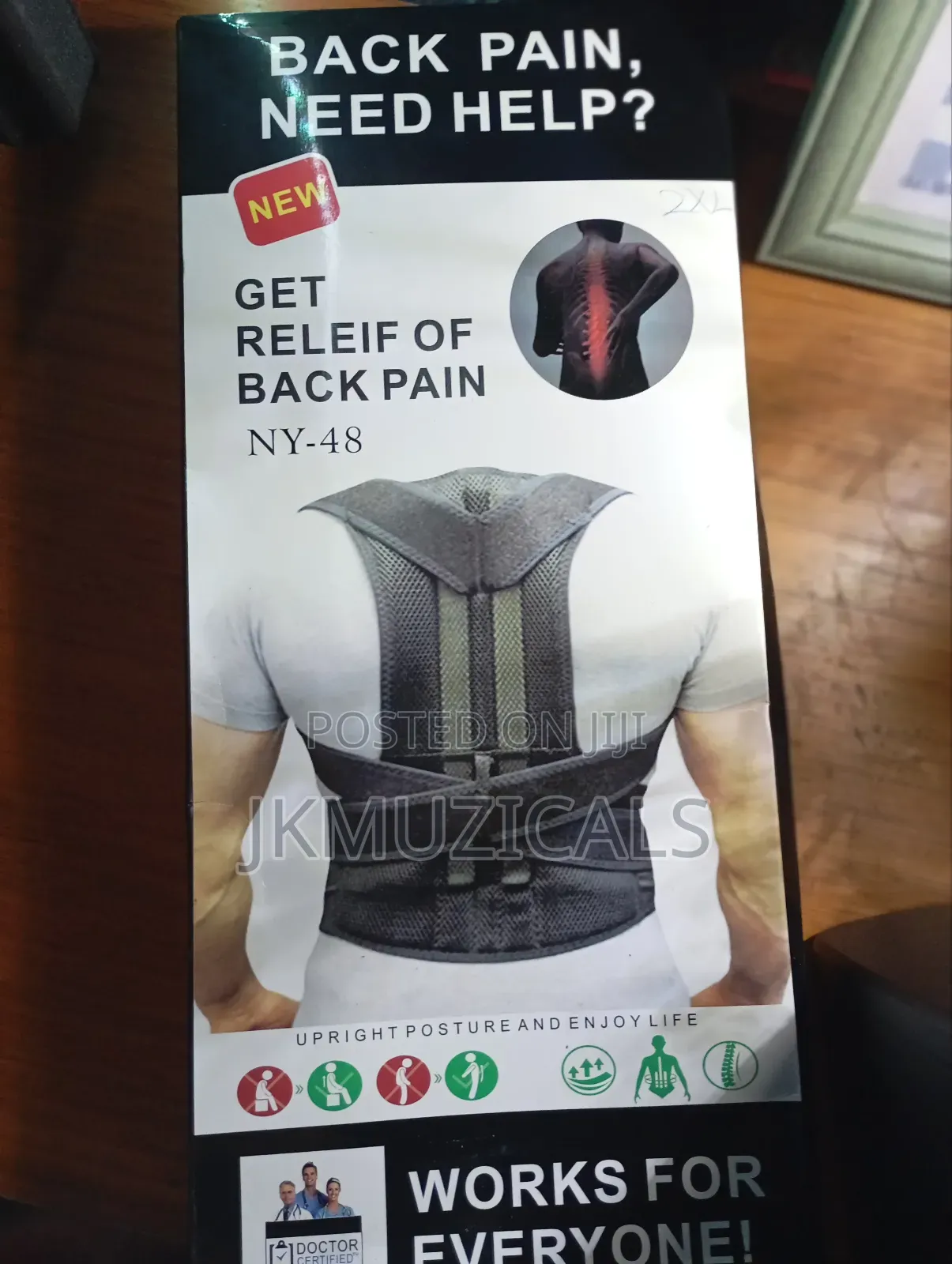 Posture Corrector _ Back Support Belt _ Back Pain Relief