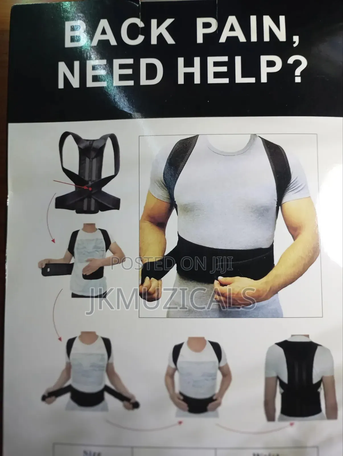 Posture Corrector _ Back Support Belt _ Back Pain Relief
