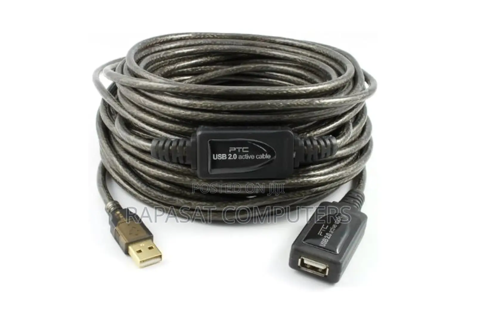 20 Meters (64 Feet) USB 2.0 Active Extension/ Repeater Cable