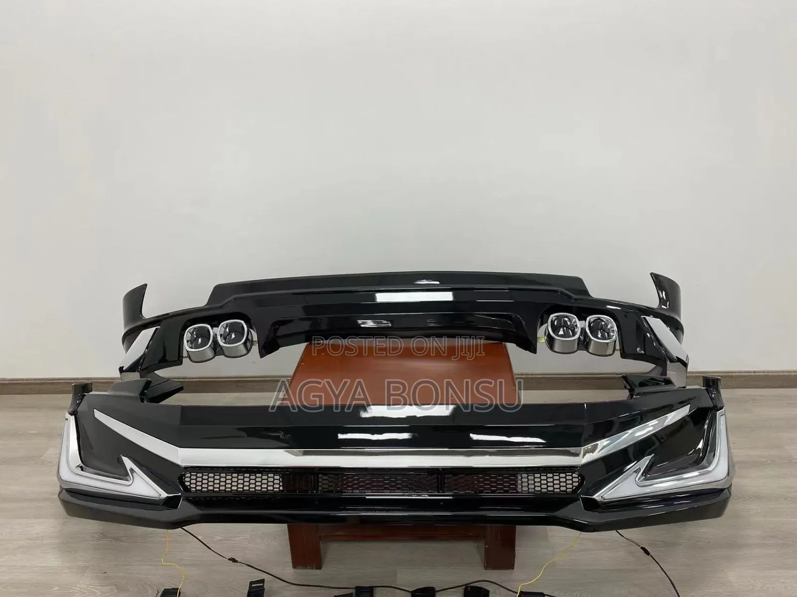 2018 20 21 22 Toyota Land Cruiser Prado Bumper Lip Spoiler