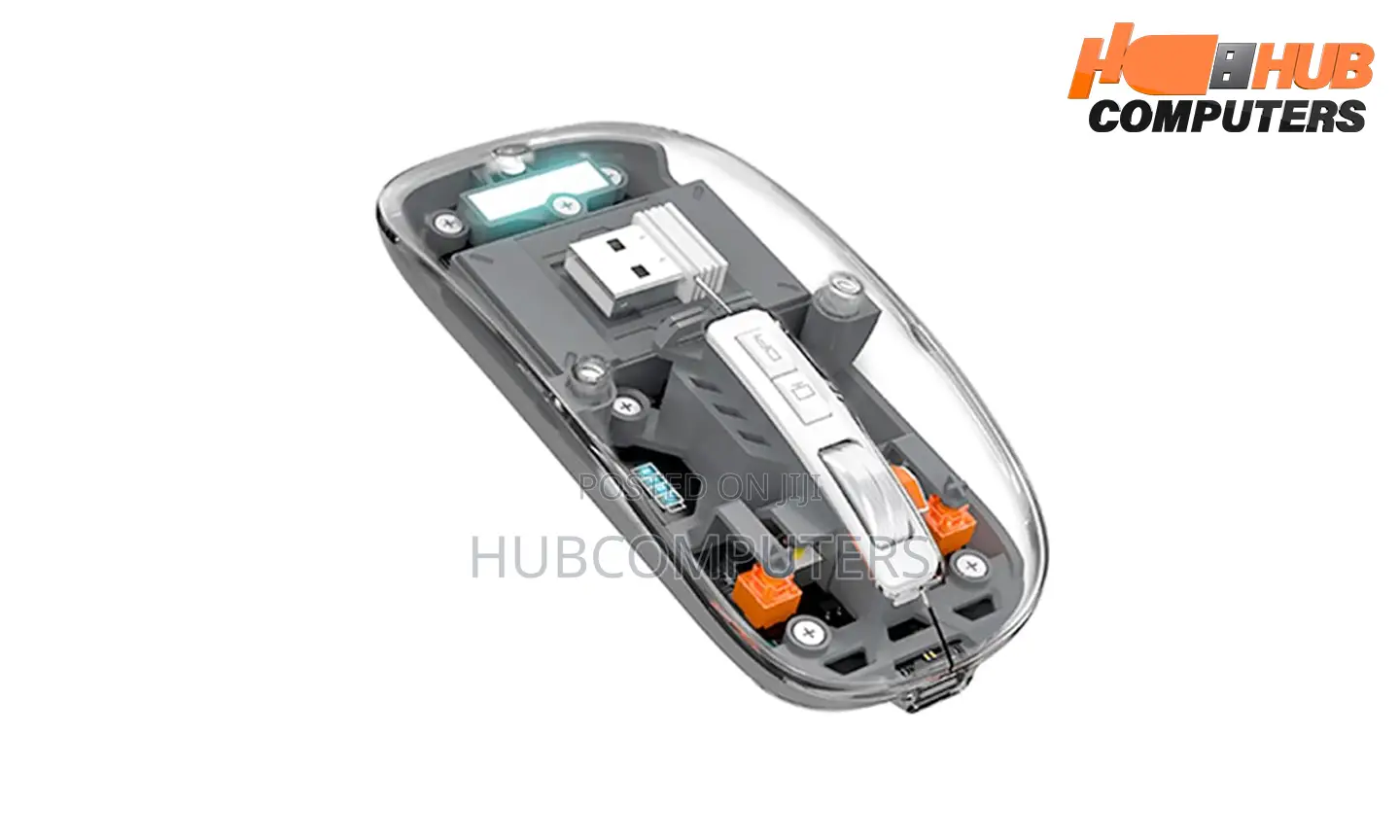 Heatz Transparent Wireless Mouse 4 in 1 ZM17
