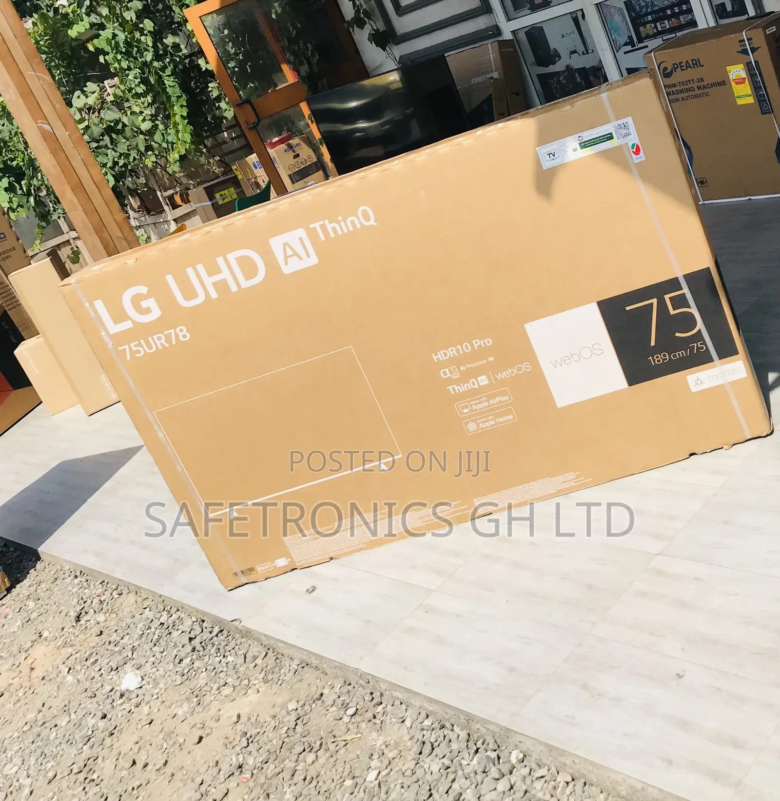 Sleek 75 Inch Smart Led Uhd Lg 75ur78000