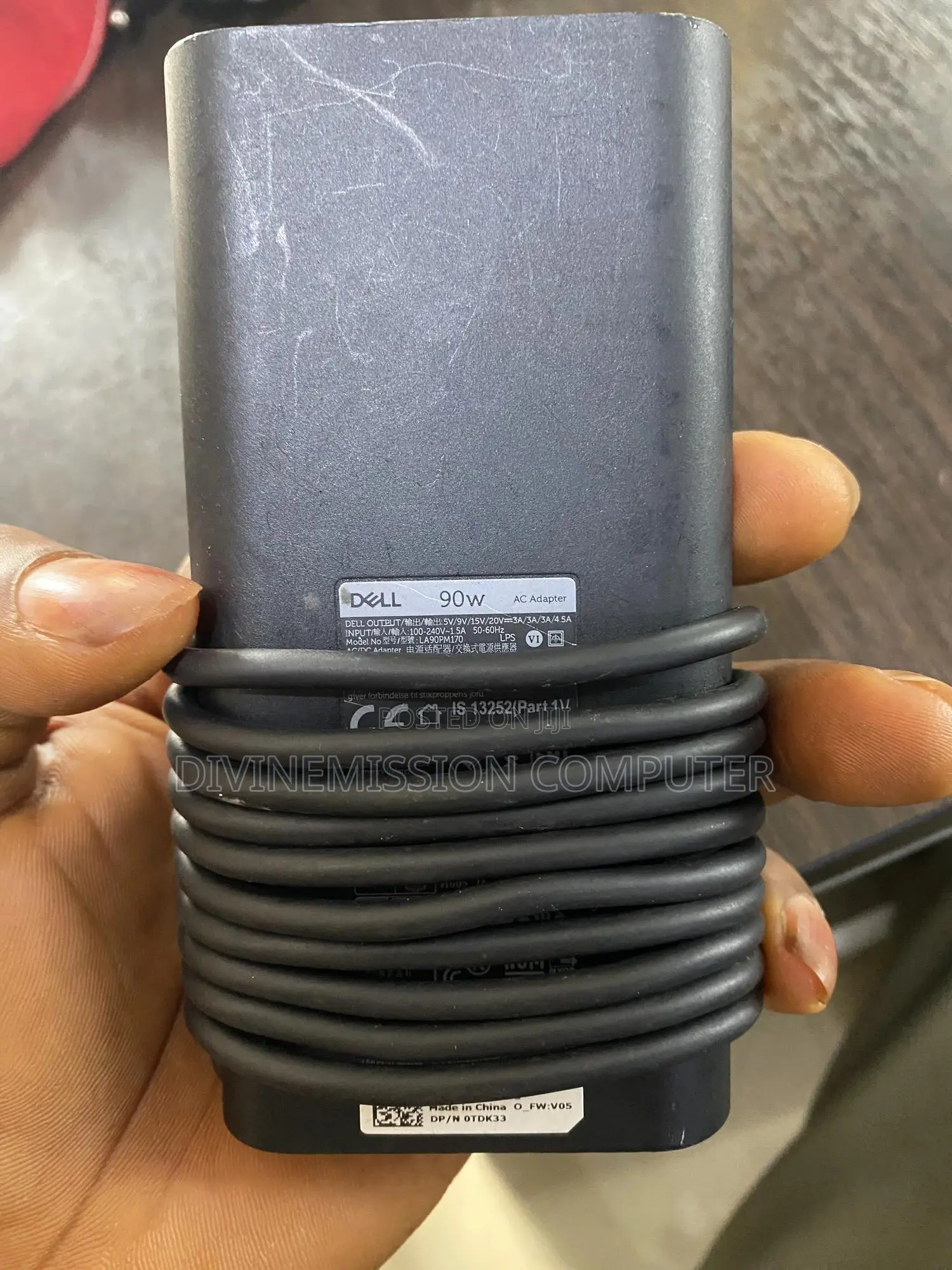 Dell Type C Charger 90w Original Uk Used