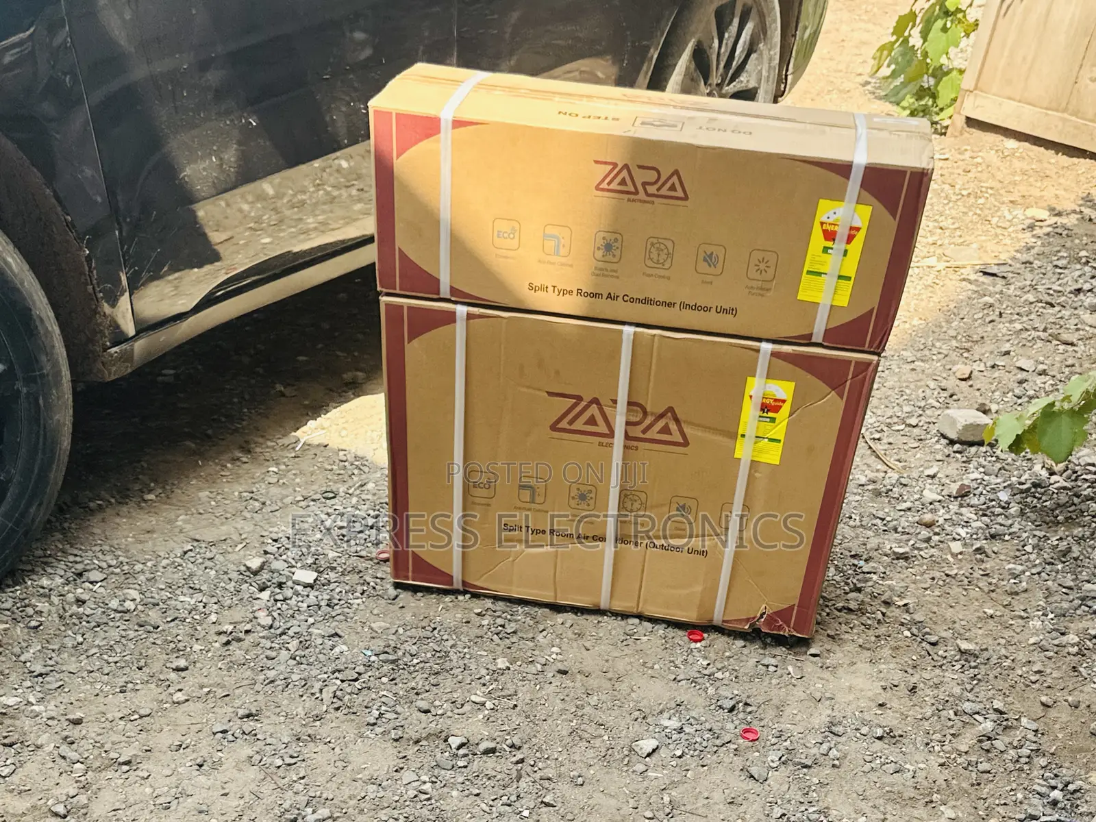 Non-Inverter Zara Black Mirror Split 1.5hp AC.