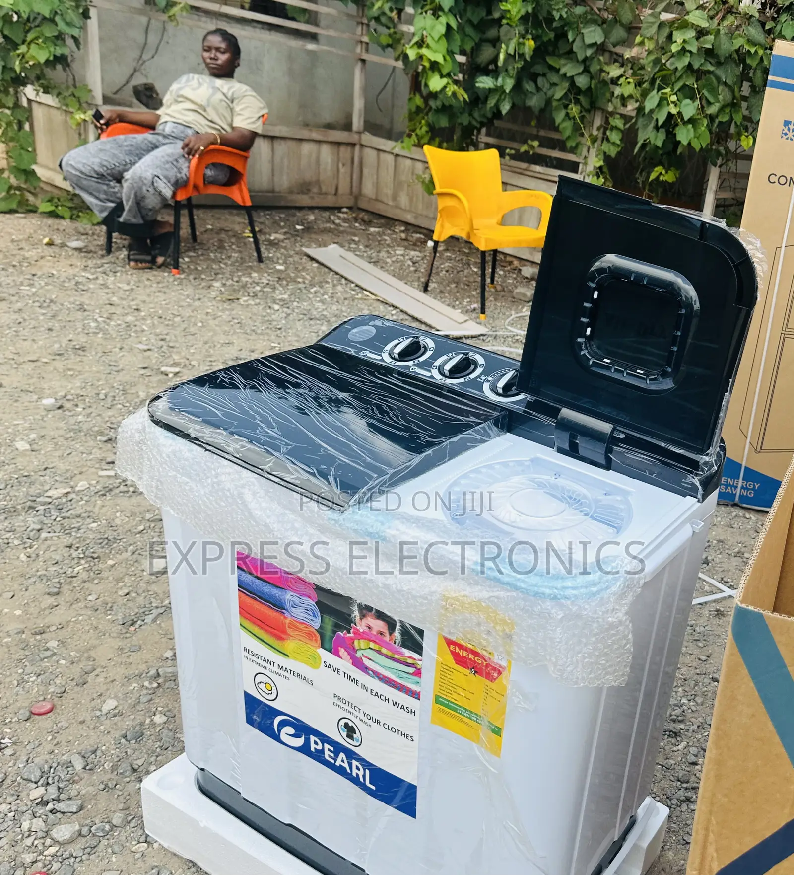 Limited Stock Washing Machine 7kg Topload Pearl White