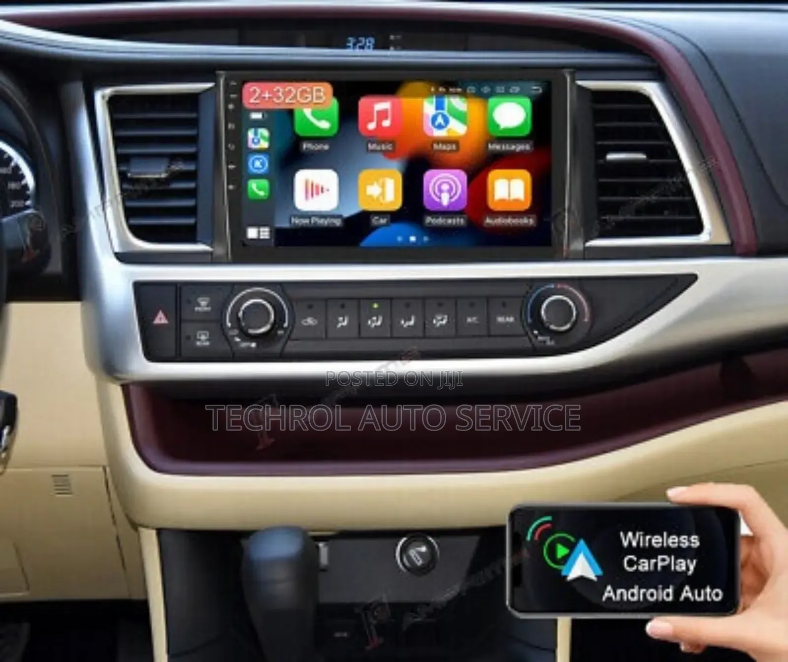 Toyota Highlander 2015-2018 Andriod Radio System