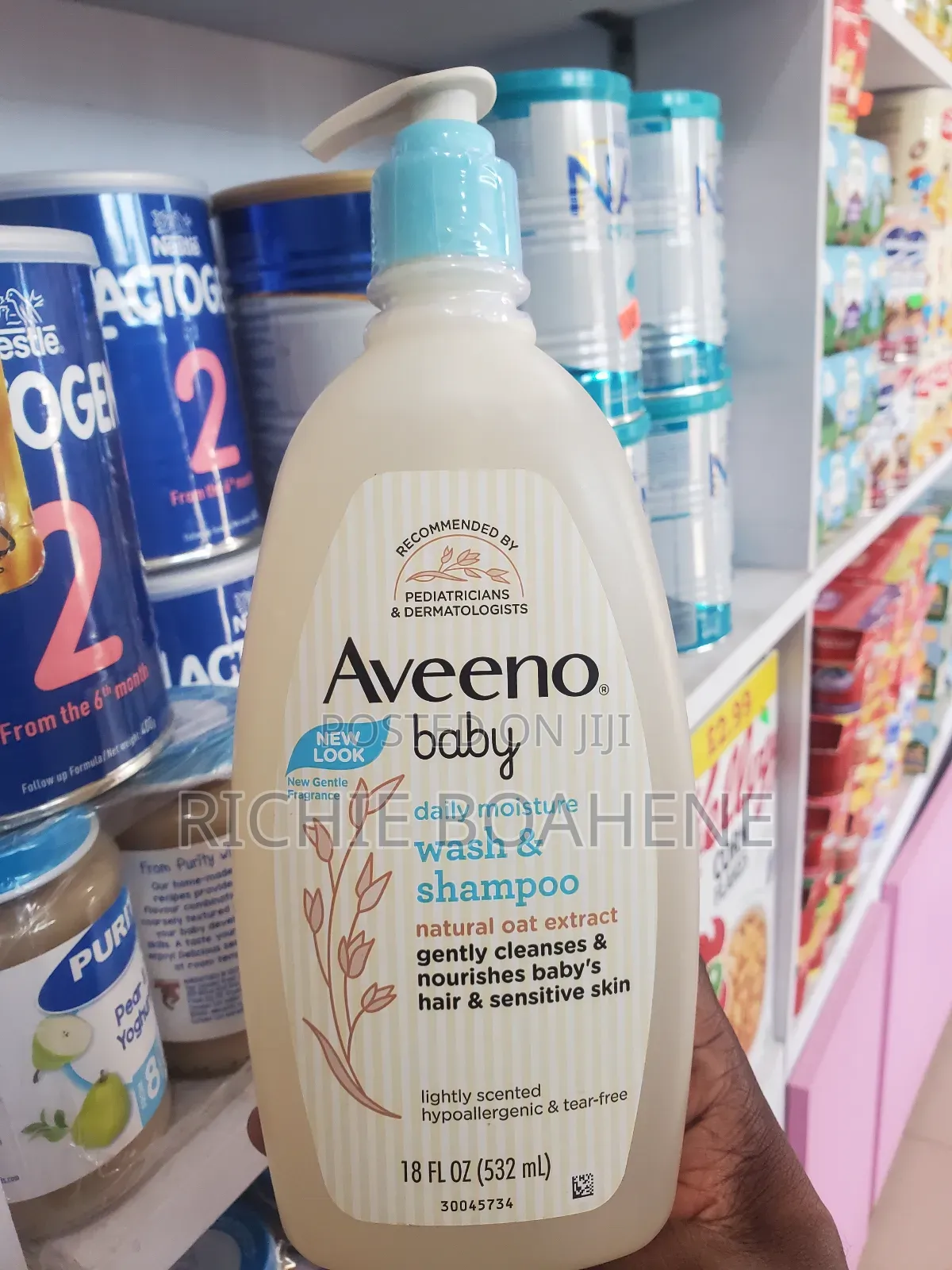 Aveeno Wash and Shampoo