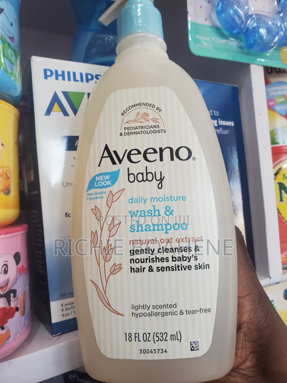 Aveeno Wash and Shampoo