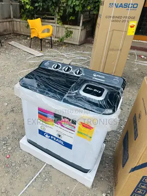 Transparent Lid Cover Washing Machine 7kg Pearl